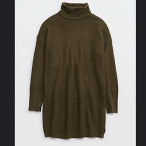 NWT Aerie CozyUp Waffle Sweater Dress